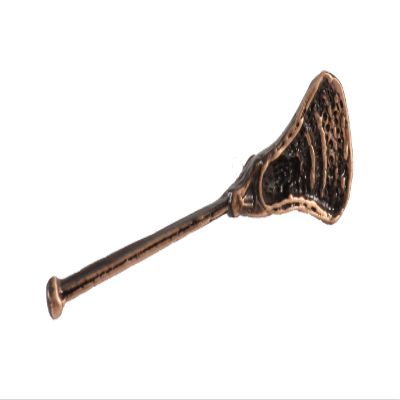 Handcrafted Copper Plated Lacrosse Modern Stick Sports Magnet for Gym Home or Office Equipment School Classroom Refrigerator Whiteboard Locker - Made in United States - SKU AC542MAG
