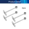 Juvielich Closet Rod Flange Holder 25mm Closet Pole Sockets for Ceiling Wardrobe Bracket Shower Curtain Rod Flange Socket 4PCS view 4