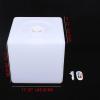 LED Square Glowing Cube Stool Chair Light RGB 16 Colors Waterproof Night Lights Rechargeable Cosmic Cube Lights Outdoor Furniture Stool with Remote Control for Home Bedroom Party Bar 17.1x17.1inch view 2