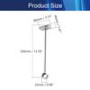 Juvielich Closet Rod Flange Holder 2PCS Closet Pole Sockets for Ceiling Wardrobe Bracket Shower Curtain Rod Flange Socket 25mm view 2
