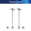 Juvielich Closet Rod Flange Holder 2PCS Closet Pole Sockets for Ceiling Wardrobe Bracket Shower Curtain Rod Flange Socket 25mm view 4