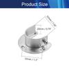 Juvielich Stainless Steel Rod Socket Closet Pole Sockets U-Shaped Open Type Socket Bracket for Shower Rod Holder Closet Bar Bracket Closet Pole Socket 32mm 2PCS view 2