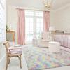 AROGAN Soft Rainbow Area Rugs for Girls Room 5x8 Feet, Fluffy Girls Bedroom Rugs, Princess Rug, Cute Colorful Carpet for Kids Teens Nursery Toddler, Pink view 4