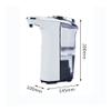 BBZY Soap Dispenser Automatic Soap Dispenser Contact-Free Lotion Soap Dispenser Multifunctional Soap Dispenser Suitable for Kitchen and Bathroom for Kitchen,Bathroom,Office (Color : White) view 2