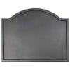 Oakestry Large Plain Design Classic Fireback with Cast Iron with Matte Black Finish, Decorative Fireback Stylish Design,22.5 x 0.25 x 17.75 inches view 1