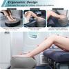 JefDiee Inflatable Foot Rest Pillow, Kids Airplane Bed, Adjustable 3 Layers Height Leg Rest Pillow, Airplane Travel Essentials Great for Office, Home, Trains, Cars view 2