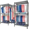 Raybee Clothes Rack,Clothing Racks for Hanging Clothes 900LBS Capacity Heavy Duty Portable Closet with 5 Hanger Rods & 8 Shelves for Walk-in Closet,Apartment view 1