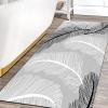 FFcarpet Hallway Runner Rug Non Slip 3'7"x7' Contemporary Polyester Material Runner Rugs with Rubber Backing for Hallway view 4