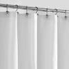 ALYVIA SPRING Extra Long Fabric Shower Curtain Liner Waterproof - 72" x 96", Soft & Lightweight X-Long Shower Curtain with Magnets, Machine Washable - 72x96, White view 1