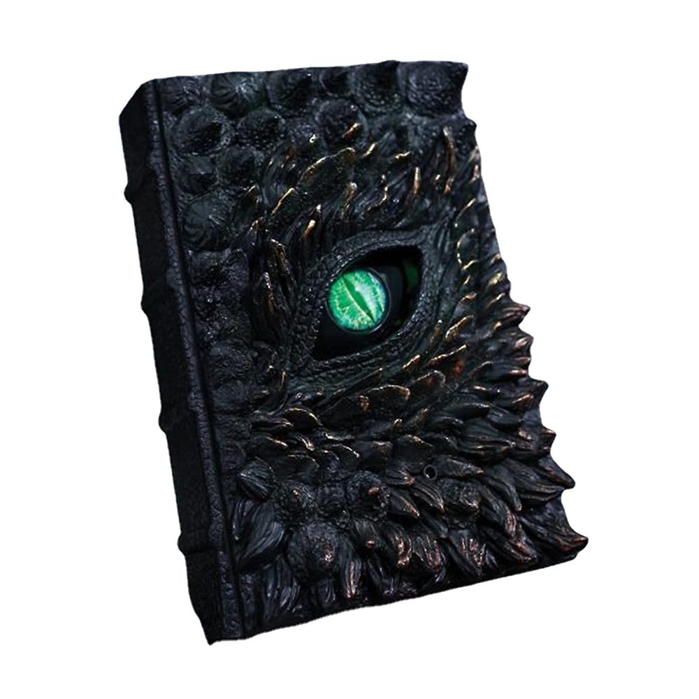 Baoblaze Halloween Demon Eye Grim Reaper Death Book Figurine Halloween Home Party Decor Ornaments