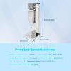 Electric Milkshake Maker Machine, Commercial Stainless Steel Milk Shake Machine with 2 Cups 650ml/Cup 110V 180W Drink Mixer Adjustable Speed Malt Maker Machine (1 Head) view 3