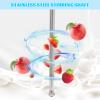 Electric Milkshake Maker Machine, Commercial Stainless Steel Milk Shake Machine with 2 Cups 650ml/Cup 110V 180W Drink Mixer Adjustable Speed Malt Maker Machine (1 Head) view 4