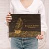 Darling Souvenir Personalized Engraved Laser Cut Wedding Guest Book Wooden Cover Sign-in Book Registry Guestbook Scrapbook-56 view 1