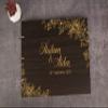 Darling Souvenir Personalized Engraved Laser Cut Wedding Guest Book Wooden Cover Sign-in Book Registry Guestbook Scrapbook-4Y view 4