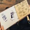 Darling Souvenir Personalized Engraved Laser Cut Wedding Guest Book Wooden Cover Sign-in Book Registry Guestbook Scrapbook-R3 view 2