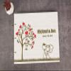Darling Souvenir Personalized Engraved Laser Cut Wedding Guest Book Wooden Cover Sign-in Book Registry Guestbook Scrapbook-TZ view 4
