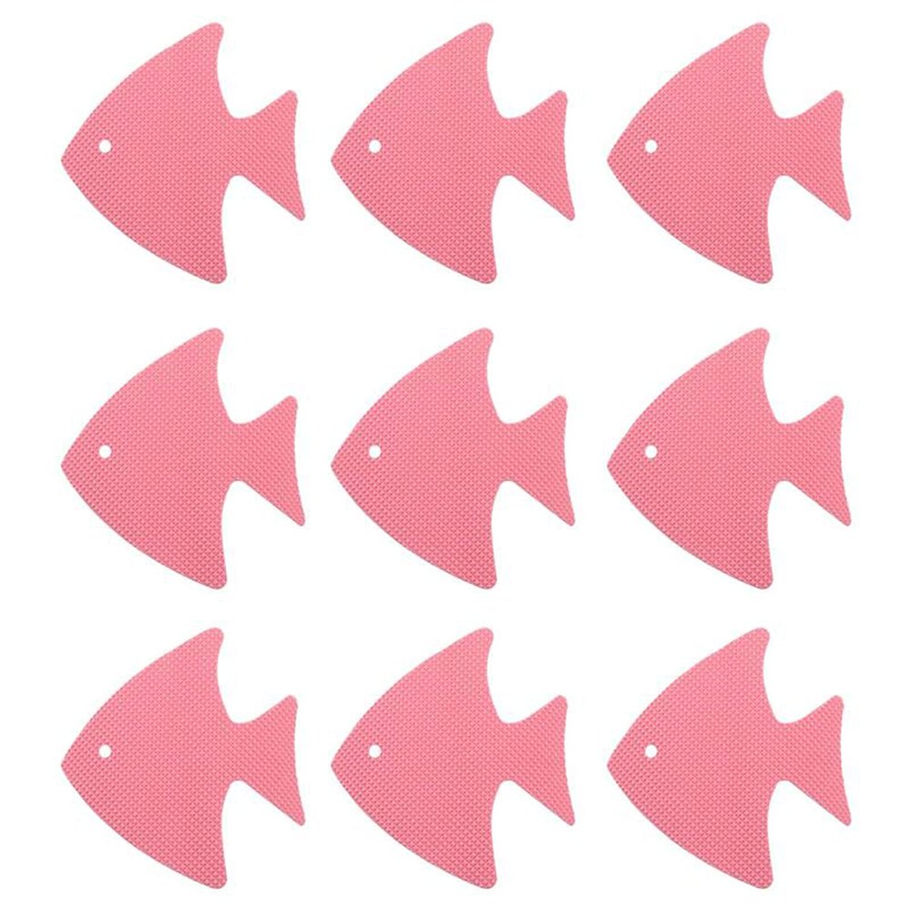 20pcs Non Slip Bathtub Shower Stickers Bathroom Tubs Safety Strips Bathroom Showers Treads Adhesive Decals Appliques for Bath Tub Shower Surfaces(Size:B,Color:Pink)