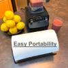 Horizontal Countertop Paper Towel Holder (Black) view 4