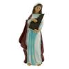 6" Tall Painted Saint Cecelia Statue | Patron Saint of Music and Musicians | Great Catholic Gift for First Communion or Confirmation | Christian Home Decor view 1