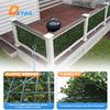 TANG 20"x20"-25PC Artificial Greenery Boxwood Panels Grass Wall Panel, Faux Privacy Fence Ivy Screens Backdrop Fake Hedge for Indoor Outdoor Wedding Dcor, Dark Milan Boxwood Panel view 2