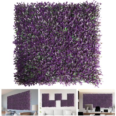 TANG 20"x20"-25PC Artificial Greenery Boxwood Panels Grass Wall Panel, Faux Privacy Fence Ivy Screens Backdrop Fake Hedge for Indoor Outdoor Wedding Dcor, Peanuts Leaves Boxwood Panel