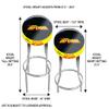 ARCADE1UP Stool Adjustable Height 21.5 inches to 29.5 inches (Defender) view 2