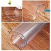 2mm Thick Frosted PVC Table Cover Protector Plastic Round Tablecloth Desk Pad, Waterproof Table Covers for Garden Furniture/Dining Table Covers - Custom Size (Size : Dia.39 Inches/Diameter 100cm) view 2