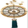 Wall Clock NLIAN- Metal Wall Quartz Clock Silent Non-Ticking Home Decoration for Living Room Bedroom Office Kitchen 72x32cm view 1