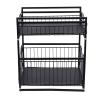 Cabilock 1pc Multi Kitchen Storage Organizer Rack Black Versatile Countertop Holder for Condiments Bathroom and Pantry Use Easy to Clean Strong Pressure Resistance view 1