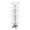 7 Tier Rack Metal, Cap Rack, Rotating Cap Hat Retail Display Rack 35 Hats Caps Hooks Freestanding Hat Display Rack w/ 4 Wheel for Caps, Wigs & Hats Black view 2