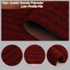 2' x 25' Runner Rugs with Rubber Backing, Indoor Outdoor Utility Carpet Runner Rugs, Stripe Red, Can Be Used as Aisle for The RV and Boat, Laundry Room and Balcony view 2