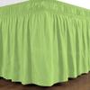 100% Egyptian Cotton Dorm Room Wrap Around Bed Skirt - College Dorm Bed Skirt -Sage, Full Size (54" x 80"+ 48" inch) view 4