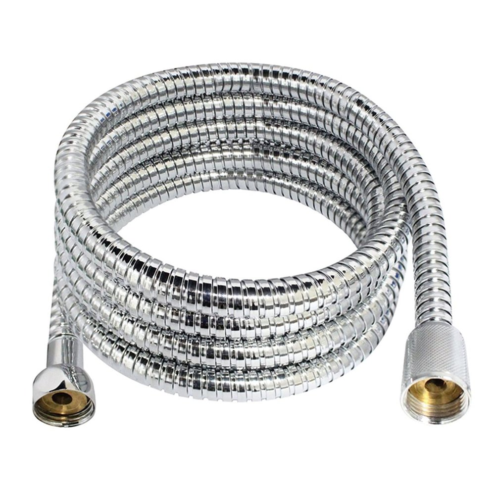 YANGQI yaoqijie Stainless Steel Tube Shower Head Hose Tube Gasket Bathroom Hardware Kitchen Water Pump Tubing Stove Lasting (Color : Silver 3m)