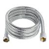 YANGQI yaoqijie Stainless Steel Tube Shower Head Hose Tube Gasket Bathroom Hardware Kitchen Water Pump Tubing Stove Lasting (Color : Silver 3m) view 1
