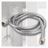 YANGQI yaoqijie Stainless Steel Tube Shower Head Hose Tube Gasket Bathroom Hardware Kitchen Water Pump Tubing Stove Lasting (Color : Silver 3m) view 4