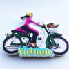Vietnam 3D Girl Fridge Magnet Souvenir Gift,Handmade Home & Kitchen Decoration Vietnam Refrigerator Magnet Collection view 2