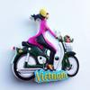 Vietnam 3D Girl Fridge Magnet Souvenir Gift,Handmade Home & Kitchen Decoration Vietnam Refrigerator Magnet Collection view 4