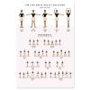 QSHPO Ballet Knowledge Posters Basic Ballet Movements Metal Signs Room Decor Retro Plaque Club School Home Wall Decor 12x18 Inches view 1