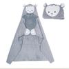 Adora Blanket Hoodie for Kids, Soft Microfiber Wearable Animal Blankets with Glow in the Dark Design, 3ft Long, for Boys & Girls, Machine Washable, Snuggle & Glow, Cozy Winter Blanket view 1