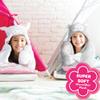 Adora Blanket Hoodie for Kids, Soft Microfiber Wearable Animal Blankets with Glow in the Dark Design, 3ft Long, for Boys & Girls, Machine Washable, Snuggle & Glow, Cozy Winter Blanket view 3