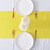 10 Pack Satin Table Runner 12 x 108 Inch Long Bright Silk Smooth Fabric Table Runners for Wedding, Birthday Parties, Banquets Decorations - Yellow view 3