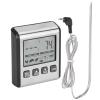 Digital Barbecue Thermometer, Temperature Alarm BBQ Folding Probe, Automatic Screen Rotation, for Cooking Food Candy, BBQ Grill, Liquids,Beef view 1
