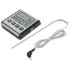 Digital Barbecue Thermometer, Temperature Alarm BBQ Folding Probe, Automatic Screen Rotation, for Cooking Food Candy, BBQ Grill, Liquids,Beef view 4