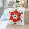 SRHMYJJ Set of 2 Embroidered Cotton Decorative Throw Pillow Jacquard Cushion Embroidery Pillow,Sofa,Chair,Car Use 45cmx45cm view 1