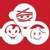 Dracula, Mummy, Frankenstein Cookie Stencil Set C1066 by Designer Stencils view 1