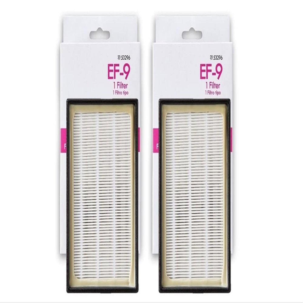 2 EF-9 HEPA Filters Compatible with Kenmore Elite Upright 31140, 31150, BU1017, BU1005 and Canister 81714, 21814, 22614, BC7005 Vacuum Cleaners. Replaces EF 9 53296 20-53296 40195