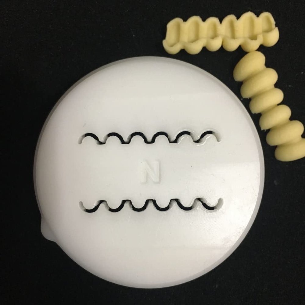 BNN - Avance/Serie 7000 - Riccioli 40mm ASRICC40 Pasta Disc Compatible with Philips Pasta Maker Avance/Serie 7000