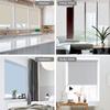 Cordless Roller Blinds for Windows- Fabric Total Blackout Shades for Light Blocking, Heat Insulating, Easy Lift Bottom Up Blinds with Custom Mini and Large Size, Size 38" W x 72" H, Gray-Blackout view 4