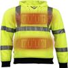 Fieldsheer Hi-Vis Pullover Heated Hoodie for Men with Multi-Zone Heating Elements and Four Heat Settings - ANSI Certified, Hi-Vis - X-Large view 1