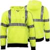 Fieldsheer Hi-Vis Pullover Heated Hoodie for Men with Multi-Zone Heating Elements and Four Heat Settings - ANSI Certified, Hi-Vis - X-Large view 4